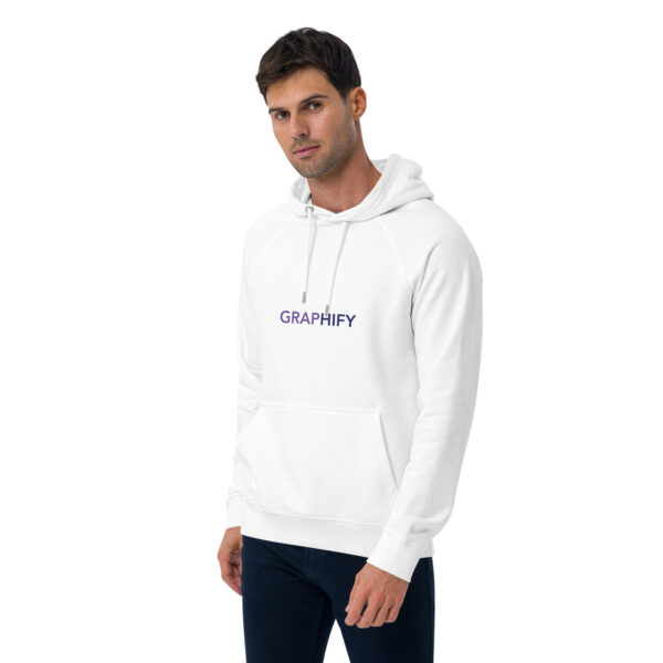 Sweat à capuche écologique Raglan unisexe – Image 7