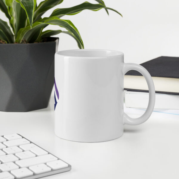 Mug Blanc Brillant – Image 2